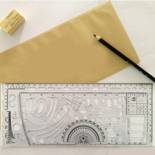 Technical Military Drawing Template Military Drawing Template Drafting Ruler Stencil Measuring Tool Professional