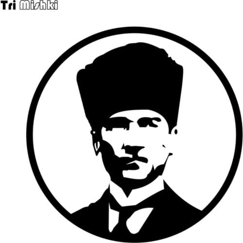 Tri mishki HZX1530 Ataturk Ataturk car sticker Vinyl Decals Waterproof sticker on Car Body Rear Window