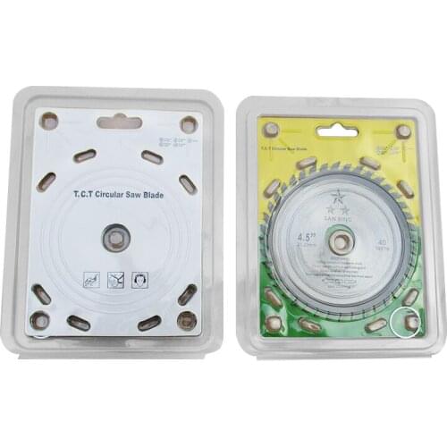 Carbide Circular Saw Blade 4.5inch/115mm 40 T Rotary Disc For Angle Grinder Set