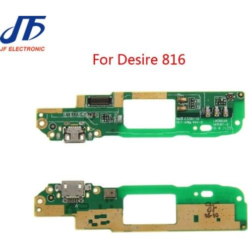 10pcs /Lot USB Dock Charging Port Connector Board with Flex Cable For HTC Desire 816 Charger Port Flex Ribbon Replacement Parts