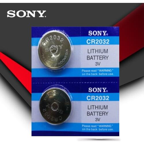 2pcs/lot SONY Original cr2032 Button Cell Batteries 3V Coin Lithium Battery For Watch Remote Control Calculator cr2032