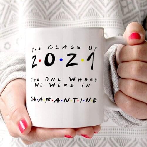 2021 Graduation Gifts Mugs Coffee Cups White Ceramic Drinkware Cups Tea Milk Beer Mug Eco Friendly Reusable Graduate Gift 11oz
