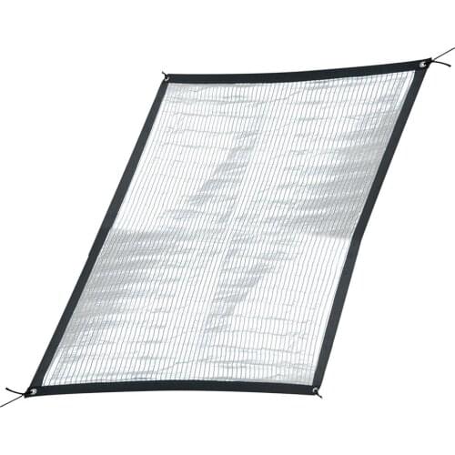 2x4m/2x3m Sun Shade Insulation Net Greenhouse Cover Outdoor Yard Garden Plants Mesh Sun Shelter Tent Canopiy Sail UV Resistant