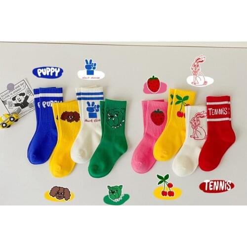 4 Pairs /lot Cute Baby Girls Socks Autumn Winter Cotton Children Socks Infant Toddler Boys Socks Kids Socks