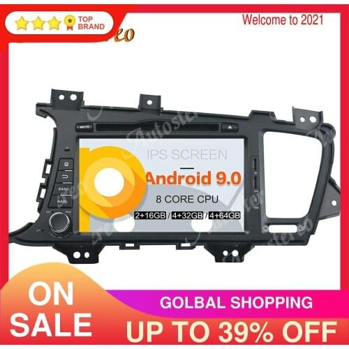 Android 9.0 Car Tape Recorder GPS Navigation For KIA Optima K5 2010-2013 Car Head Unit Multimedia Player Touch Screen No CD DVD