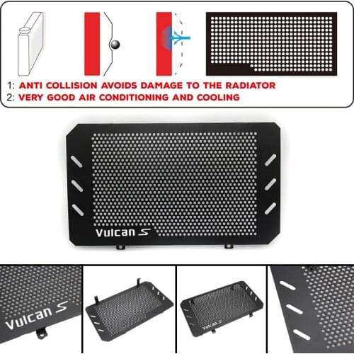Motorcycle Radiator Side Guard Grill Grille Cover Protector for Kawasaki VULCAN S 15-17 VULCAN 650 2015 2016 2017 2018