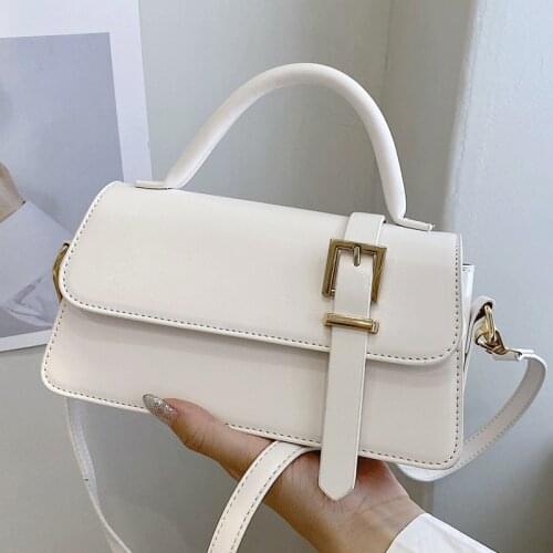 Brand Designer Handbags Woman High Quality Simple Shoulder Bags Female Square Flap Messenger Bag for Girl Vintage Crossbody Bags