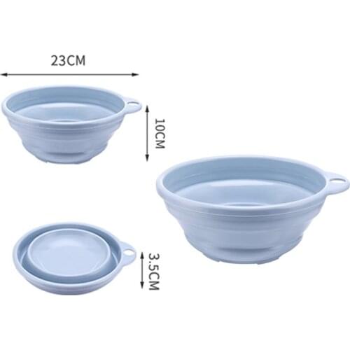 Household Camping Fishing Folding Wash Basins Collapsible Portable Water Bucket