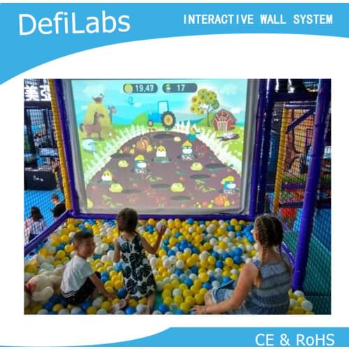 DefiLabs Interactive wall projection system games for children of 20 games