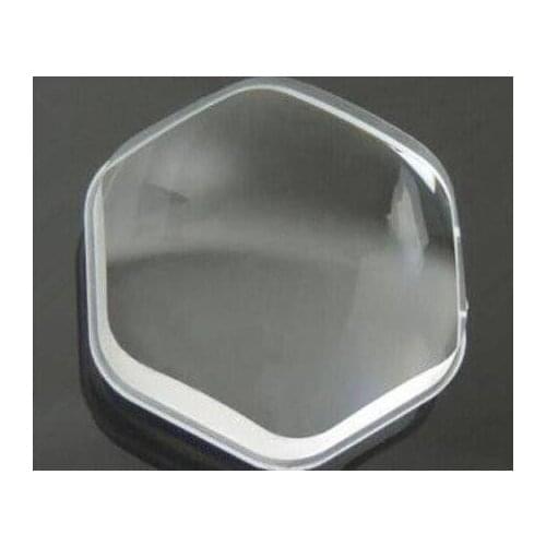 #PDTU-50.91 High quality LED lens, Hexagon lens, Clean surface, Lens Size: 50.91X47.22mm, PMMA materials