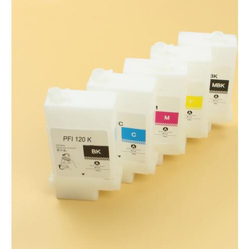 PFI-120 PFI120 Refill Ink Cartridge Without Chip For Canon TM-200 TM 200 TM-205 TM-300 TM-305 TM 300 Printer