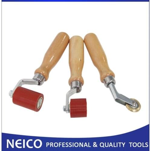 Hot Sale- Free Shipping, 3PCS Seam Rollers Kit Of 45mm And 28mm Silicone Pressure Roller With 6mm Brass Penny Roller