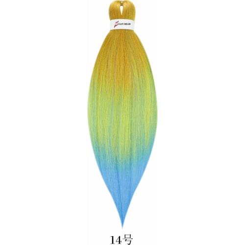 Prettyplus 26" Long Pre-stretched Yaki EZ Braiding Hair Soft Synthetic Jumbo Braids Crochet Hair Hot Water Easy Braiding Hair