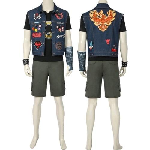 Onward Cosplay Barley Lightfoot Costume Adult Men Stage Performce Clothes Fancy Halloween Carnival Cool Outfit