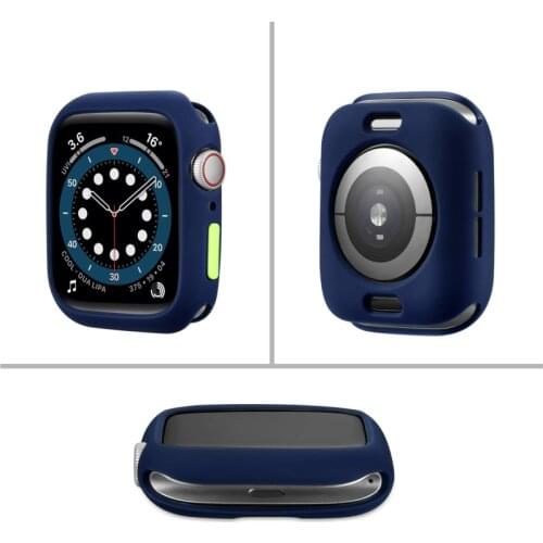 Candy Soft Silicone Case for Apple Watch 3 2 1 42MM 38MM Cover Protection Shell for iWatch 4 5 6 SE 40MM 44MM Watch Bumper