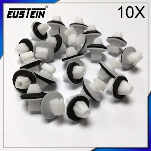 10pcs Nylon Rocker Panel Moulding for Toyota 90467-11063 9046711063 D315