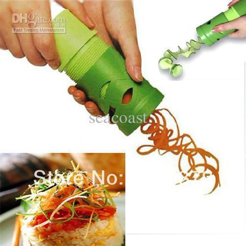Lowest Price 112 pcs/lot Vegetable Fruit Veggie Twister Cutter Slicer Processing Kitchen Tool Garnish New #2196