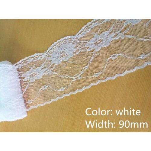 Wholesale ! 200 yards high quality lace ribbon / width 90mm, diy clothing, dress, jewelry and other accessories