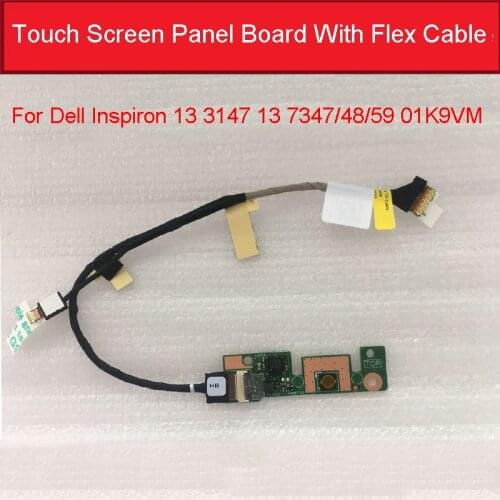 Touch Screen Panel Board With Flex Cable For Dell Inspiron 13 3147 13 7347 7348 7359 01K9VM Touch Screen Board Replacement Parts