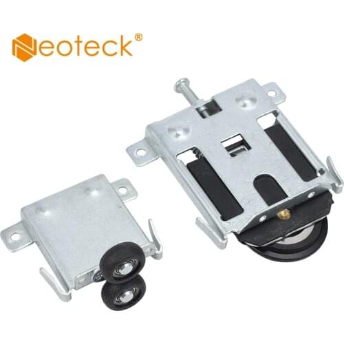 Neoteck Smooth And Silent Sliding Screen Door Rollers 2 Pairs Wheels/Runner/Guides For Kitchen Bathroom Closet Balcony Bedroom