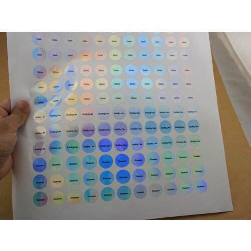 Customized self adhesive glossy paper waterproof soap sticker