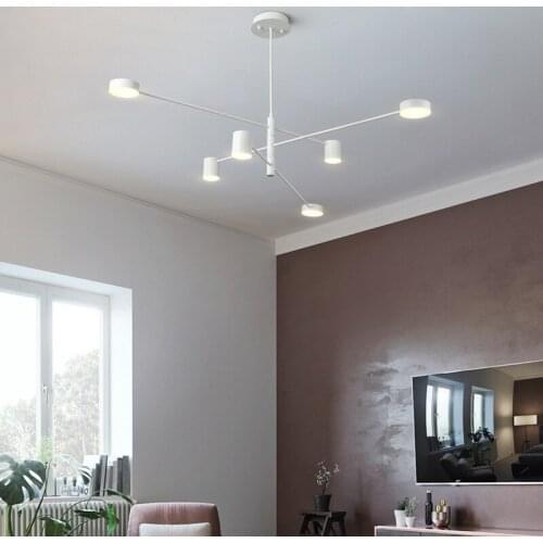 Modern iron industrial design art lighting brass chandelier ceiling led wall moon lamp hanglampen nordic decoration home