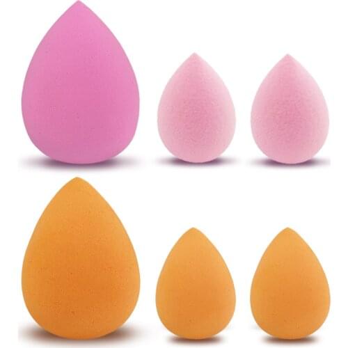 3pcs /Set Makeup Sponge Puff Beauty Egg Face Foundation Powder Cream Sponges Cosmetic Puff Powder Puff Makeup Tool Womens