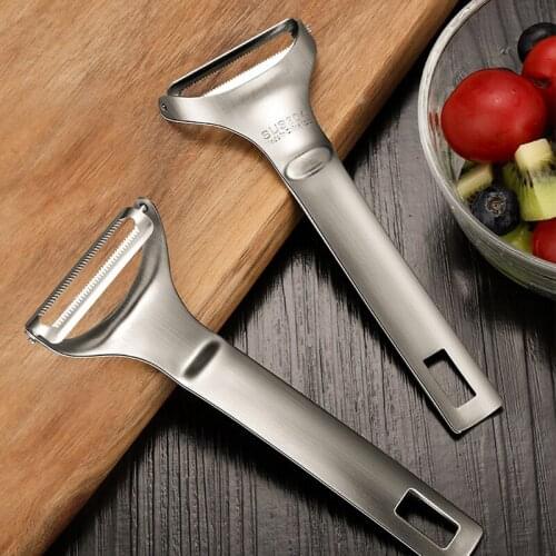 304 Stainless Steel Ultra-Thin Peeler Potato Cucumber Carrot Peeler Kitchen Multifunctional Fruit Vegetable Tools Accessories