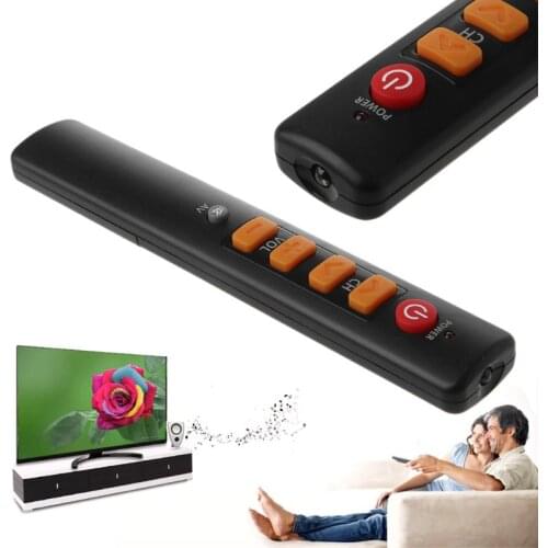 Universal 6 Key Learning Remote Control for TV STB DVD DVB HIFI Copy Code From Infrared IR Remote Controller
