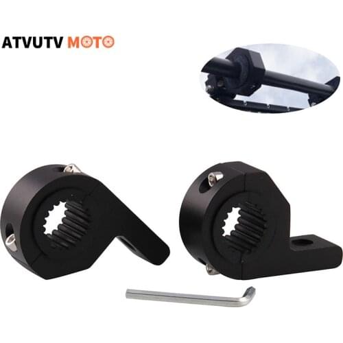 1pair Light Bar Mounts Mounting Bracket Mini Bar Clamp Kits 0.75"/1"/1.25" Inch Spotlight holder for or 20-30mm ATV UTV