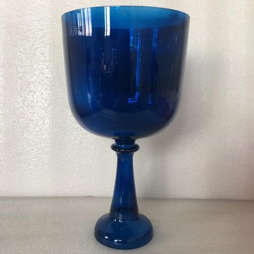 3rd octave crystal singing bowl/chalice indigo color A Note perfect pitch for sound healing