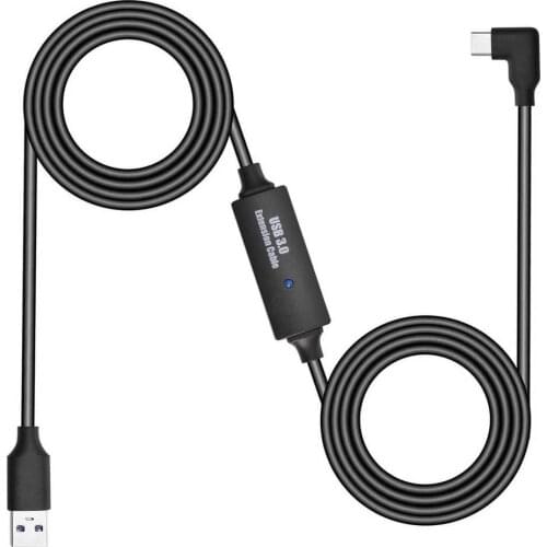 5M USB C To A Cable High Speed Data Transfer Cable For Oculus Quest USB3.1 With Signal Amplifier Extension Cable