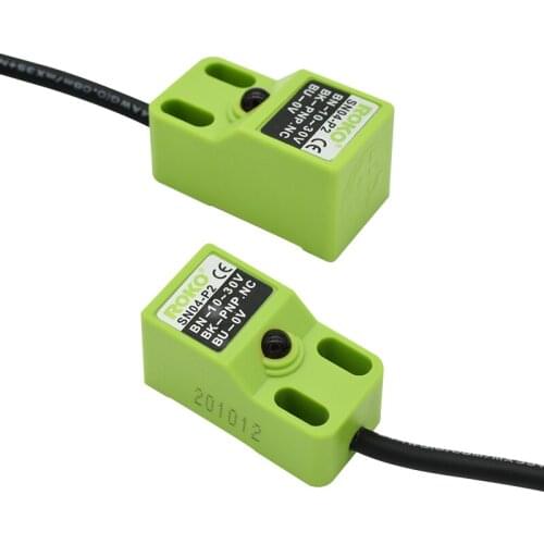 5 pieces of ROKO proximity switch SN04-P2 normally closed NC three-wire DC sensor square metal sensor 12V 24V