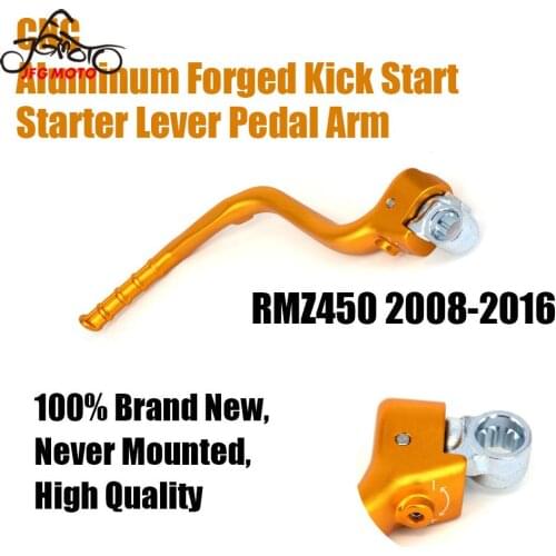 Aluminum Forged Kick Start Lever Pedal For SUZUKI RMZ450 RMZ 450 2008 2009 2010 2011 2012 2013 2014 2015 2016 Motorcycle