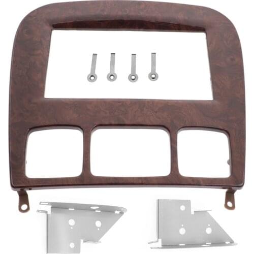 2Din Car Radio Fascia for 2006 Mercedes BENZ S CLASS S-Class W220 2 Din Trim Panel Installation Kit DVD Frame Stereo Player