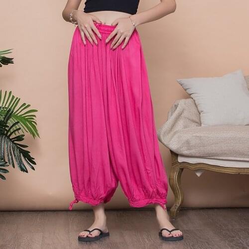 Shalwar Women Indian Pants Punjabi Light and Comfortable Ethnic Style Thin Trousers Hindu Wide Leg Pant Salwar