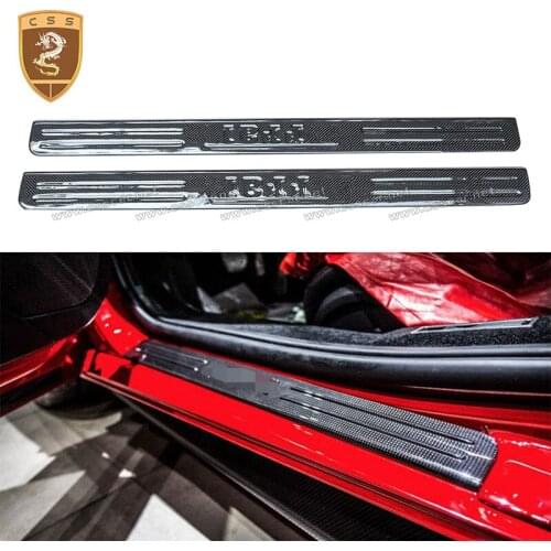 Dry Carbon Fiber Center Door Sills For 488 G-TB Spider 2015-2016 Carbon Modification Accessories For 488 Carbon Styling