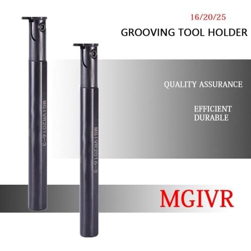 Grooving Tool Holder MGMN Carbide Inserts MGIVR2016 MGIVR2520-1.5 2 2.5 3 4 5 MGIVR Straight Shank Internal Turning Tool Lathe