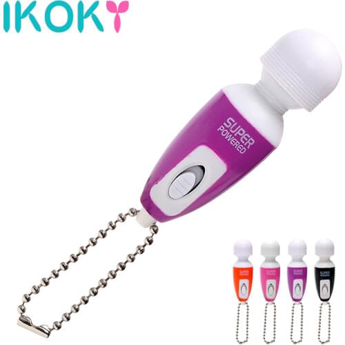 IKOKY Mini Vibrators AV Magic Massager Stick Adult Sex Toys for Woman Clitoris Stimulator Erotic Products Vibrators for Women