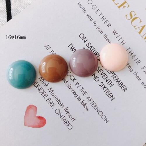 20 pieces/lot round resin earrings Jewelry Accessories