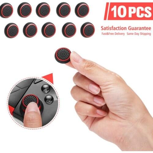 Thumbsticks Cover Thumb Joystick Extender Caps Cover Rubber Grip Gamepad Controllers For PlayStation 4 For PS4 Accessories 10Pcs