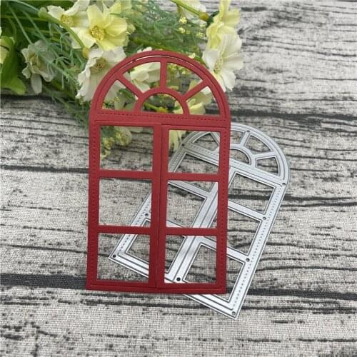 Door Window Metal Cutting Dies Stencils for DIY Scrapbooking Album Paper Card Decorative Craft Embossing Die Cuts