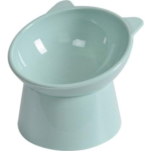 Dog Cat Bowl Raised Food Bowls Anti Vomiting Tilted Elevated Cat Bowl Pet Food Bowl for Flat-Faced Cats Small Dogs Protect Spine