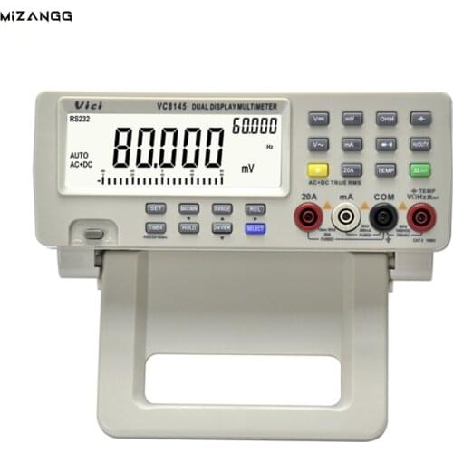 VC8145 Multi-functional Desktop Digital Multimeter High Accuracy Dual Display Multimeter Autoranging Digital Bench Top