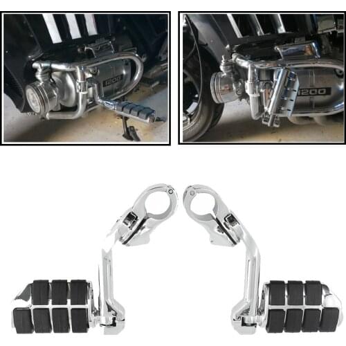 Motorcycle Highway Footpeg Footrest Pedal Pad For Harley Sportster 883 XL1200 For Yamaha XV1600 XV535 XV750 XV1100 Virage V-STAR