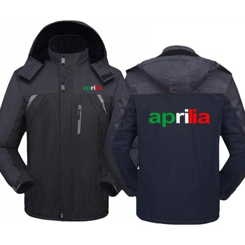 Motorcycle Aprilia 2021 Windbreaker Waterproof Warm Outdoor Couples Thicken Cold-Proof Mountaineering Clothing Jackets Coats