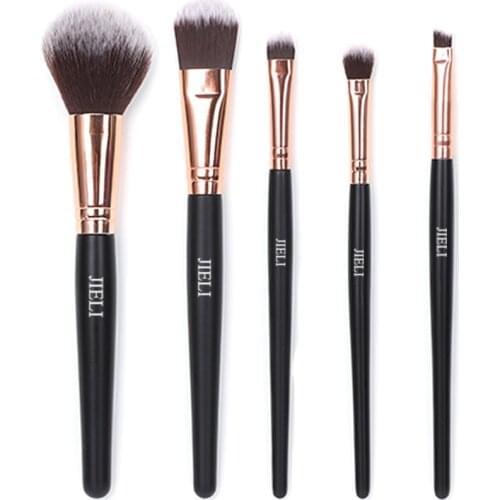 JIELI Makeup Brushes Set 5PCS/lot Cosmetics Tool Professional Make up Brush Powder Brush Foundation Brush Eye-shadow Brush