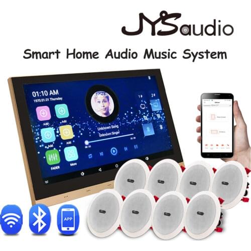 WiFi Wall Amplifier Bluetooth Android Fm Stereo Sound Audio PA HiFi Subwoofer Speaker Background Music Kit Home Theater System