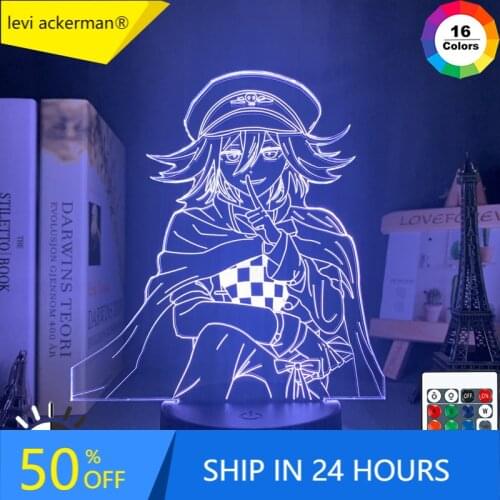 Danganronpa Led Night Light Kokichi Oma Lamp for Home Decoration Child Gift Danganronpa Acrylic Table Lamp Kokichi Oma