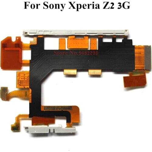 Original Power ON OFF Volume Buttons Flex cable For Sony Xperia Z2 3G 4G Replacement parts